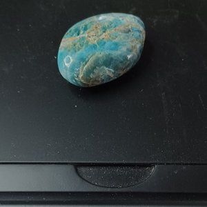 Brilliant Polished Blue Apatite, would be great for wire wrap Jewelry etc